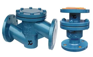 Fluorine-Lined Check Valve
